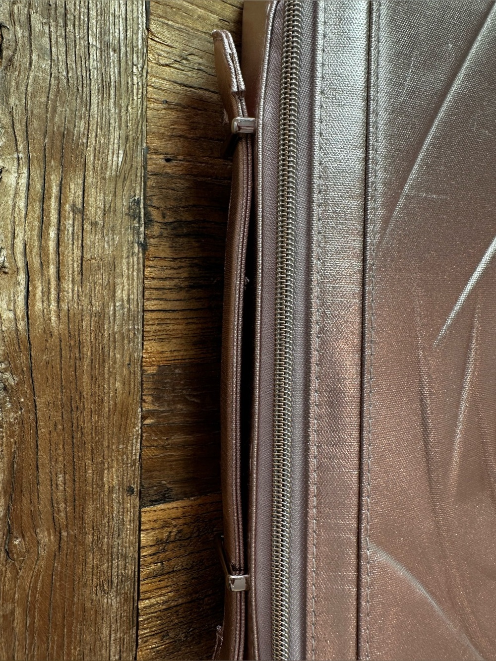 Lancome Rose Gold Floral Embossed Cosmetic Case - Picture 2 of 8
